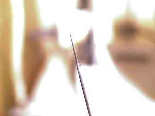 シャーペンの芯の切っ先