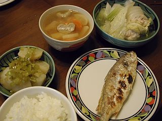 本日の夕餉